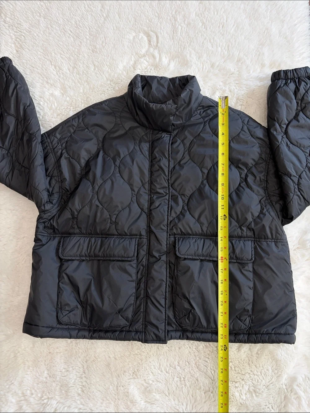 Old Navy Packable water-Resistant,size L Black Quilted Puffer Jacket